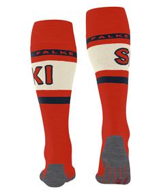 Rückansicht von Falke SK2 Intermediate Skisocken Herren samba orange (8182)
