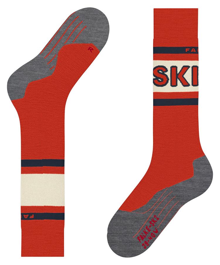 Falke Falke SK2 Intermediate Ski Socken Herren - samba orange (8182) - 3 | SportScheck