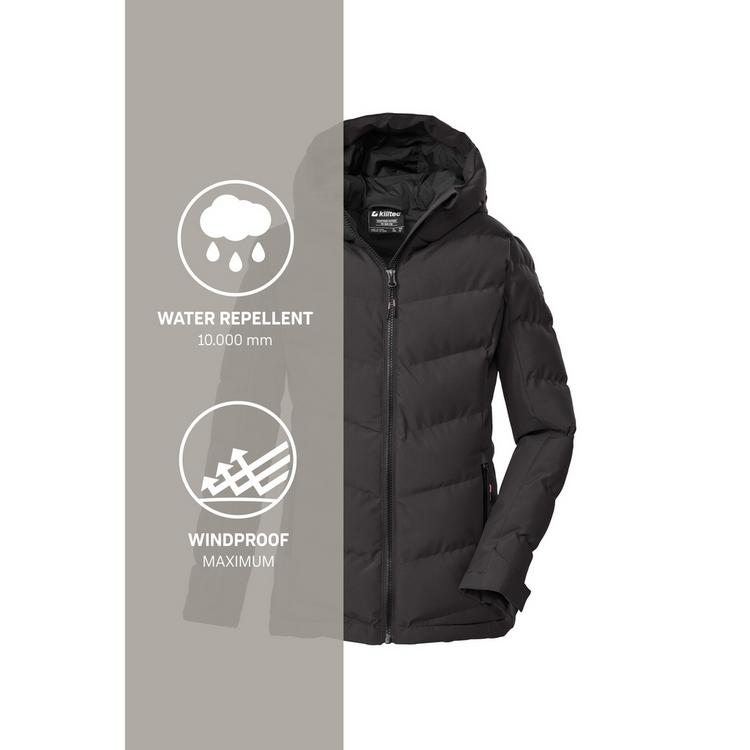 KILLTEC KILLTEC KOW 220 GRLS QLTD JCKT Softshelljacke Kinder - Steingrau071 - 4 | SportScheck