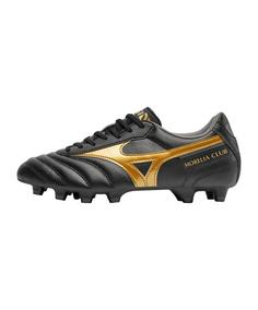 Mizuno Morelia II Club FG Fußballschuhe schwarzgoldschwarz