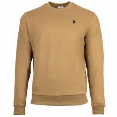 U.S. Polo Assn. Sweatshirt Sweatshirt Herren Beige
