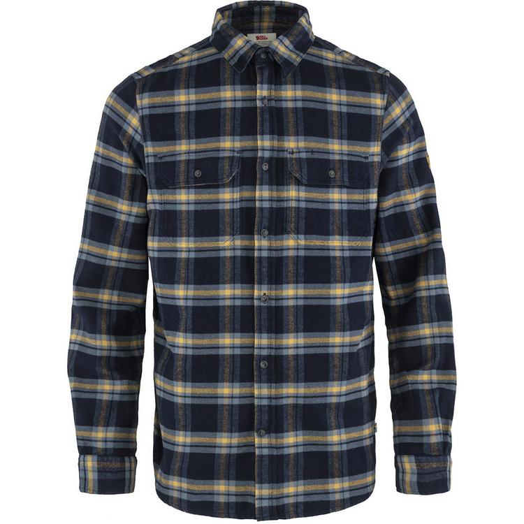 FJ&Auml;LLR&Auml;VEN FJ&Auml;LLR&Auml;VEN &Ouml;vik Heavy Flannel Langarmshirt Herren - Marine - 0 | SportScheck