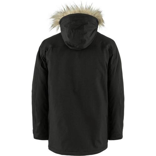 Rückansicht von FJÄLLRÄVEN Nuuk Lite Funktionsjacke Herren Schwarz