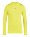 adidas Techfit Longsleeve Longsleeve Funktionsshirt Herren - gelb