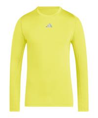 adidas Techfit Longsleeve Underwear Longseeve Funktionsshirt Herren - gelb