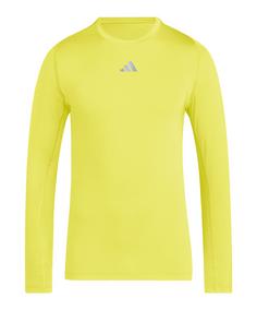 adidas Techfit Longsleeve T-Shirt Funktionsshirt Herren gelb