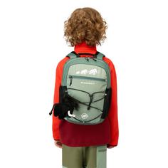 Rückansicht von Mammut First Zip 8 Wanderrucksack Kinder jade-dark jade