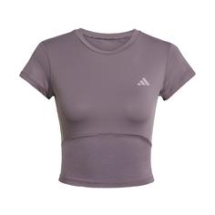 adidas Hyperglam Shine Baby T-Shirt Funktionsshirt Damen Grey Strata / Taupe Oxide