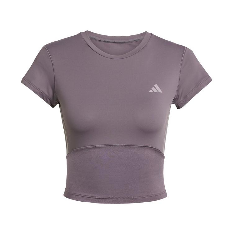 adidas adidas Hyperglam Shine Baby T-Shirt Funktionsshirt Damen - Grey Strata / Taupe Oxide - 0 | SportScheck