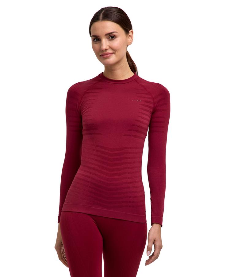Falke Falke MW Longsleeved Shirt Tight w Langarmshirt Damen - merlot (8117) - 0 | SportScheck