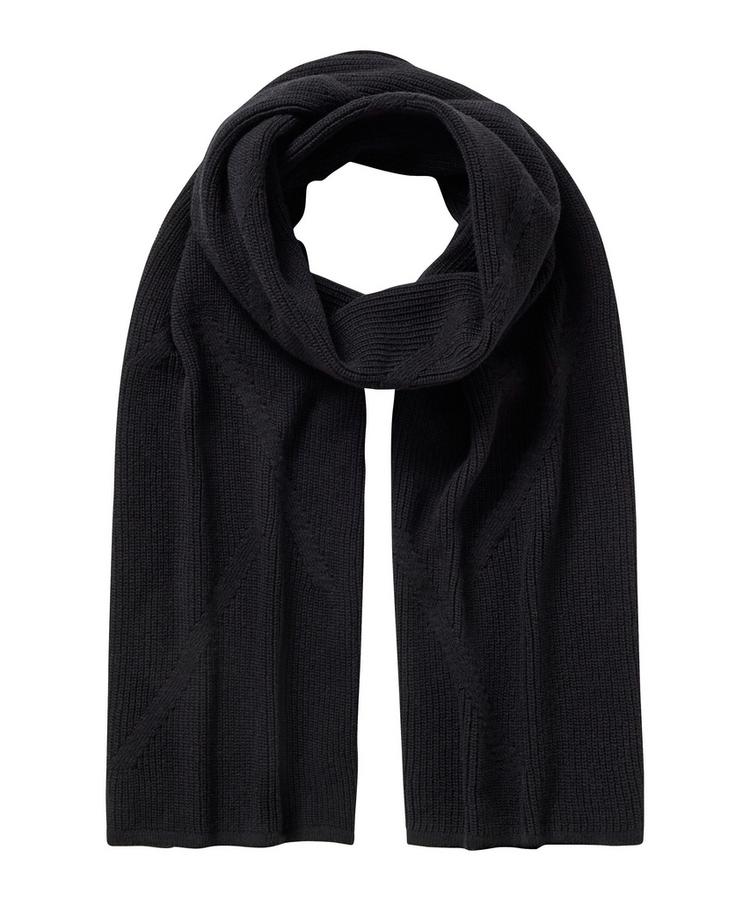 Falke Falke SEL Structured Lambswool Scarf w Schal - black (3000) - 0 | SportScheck