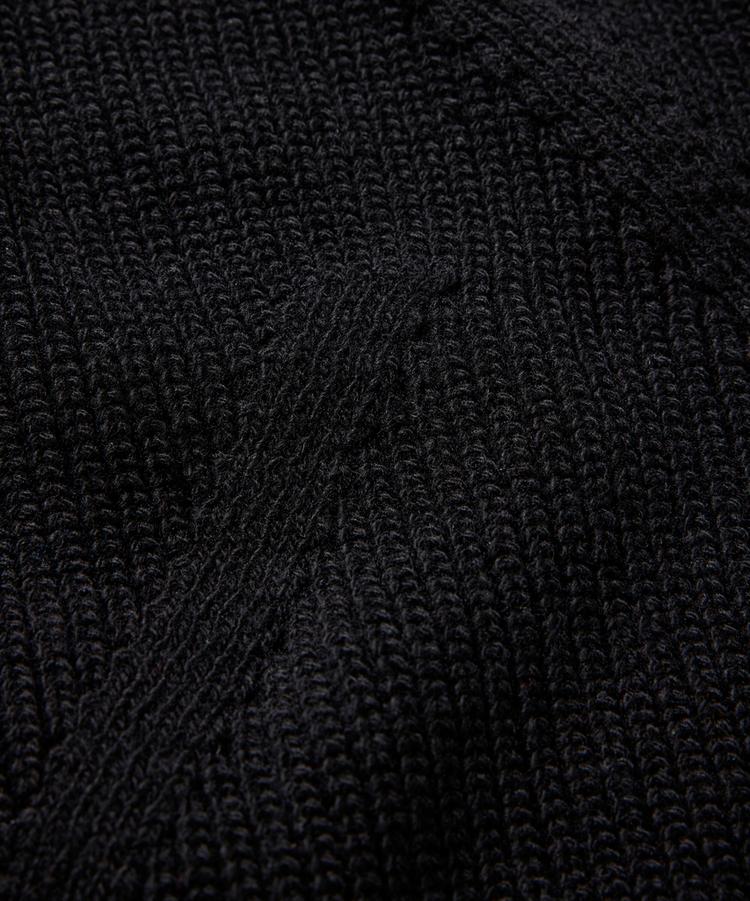 Falke Falke SEL Structured Lambswool Scarf w Schal - black (3000) - 1 | SportScheck