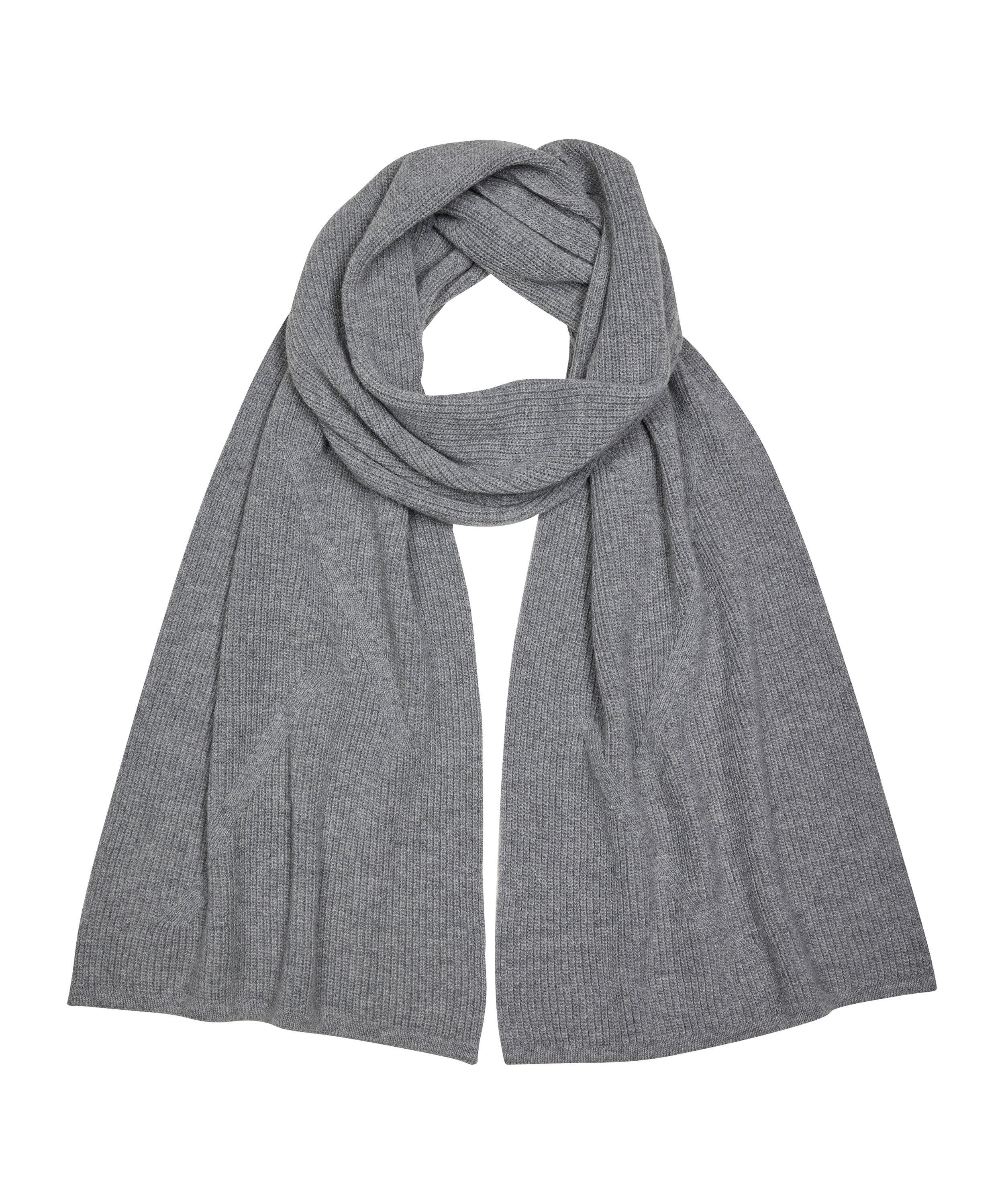 Falke SEL Structured Lambswool Scarf w Schal - m.grey mel (3530)