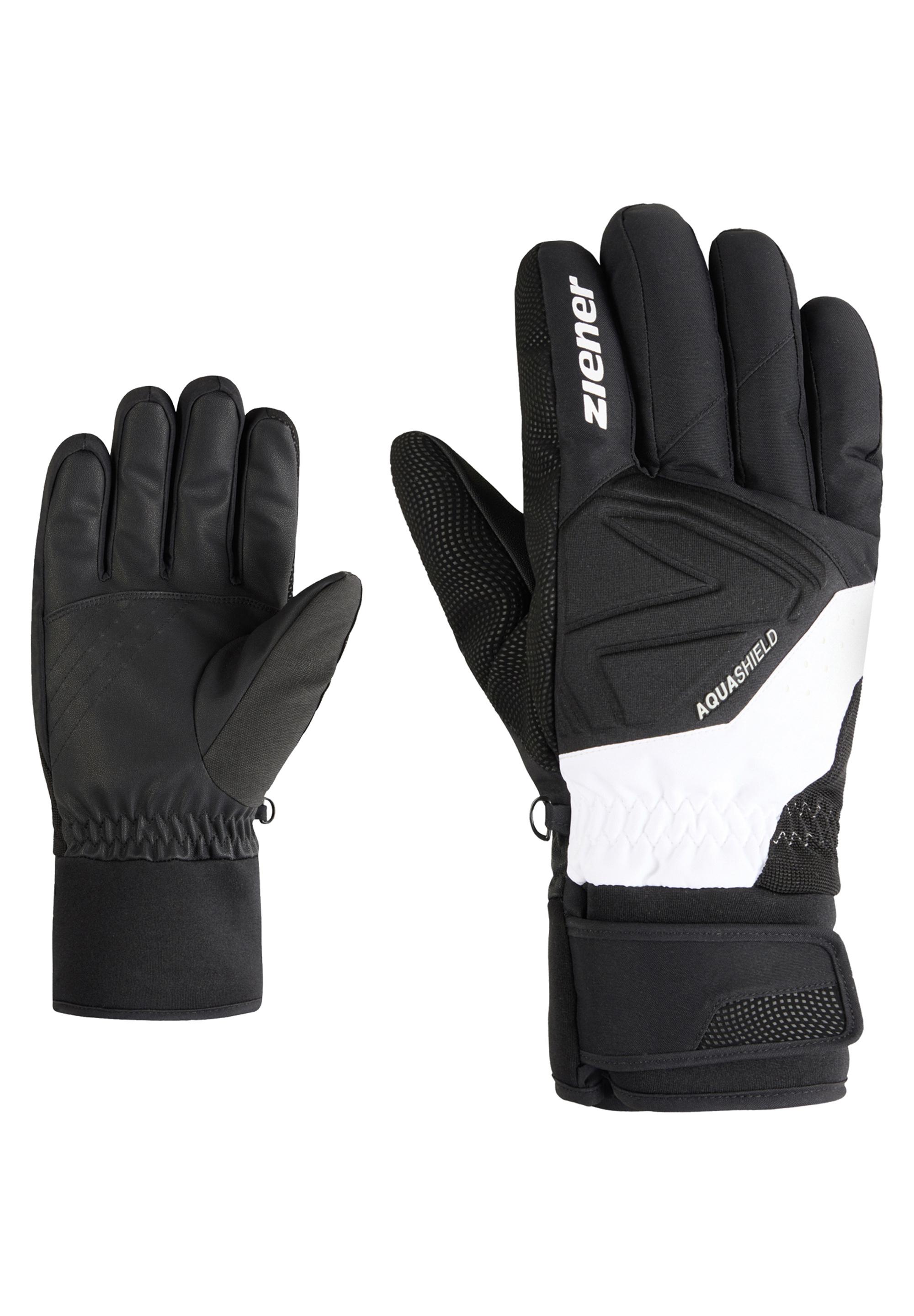 Ziener GATIS-Z AS(R) Handschuh Herren - black white