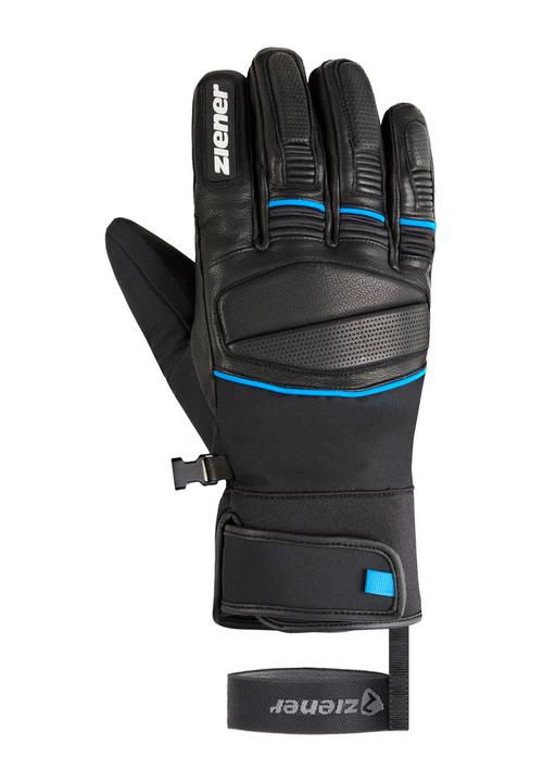 Rückansicht von Ziener GOMIN-Z AS(R) Skihandschuhe Herren black.persian blue