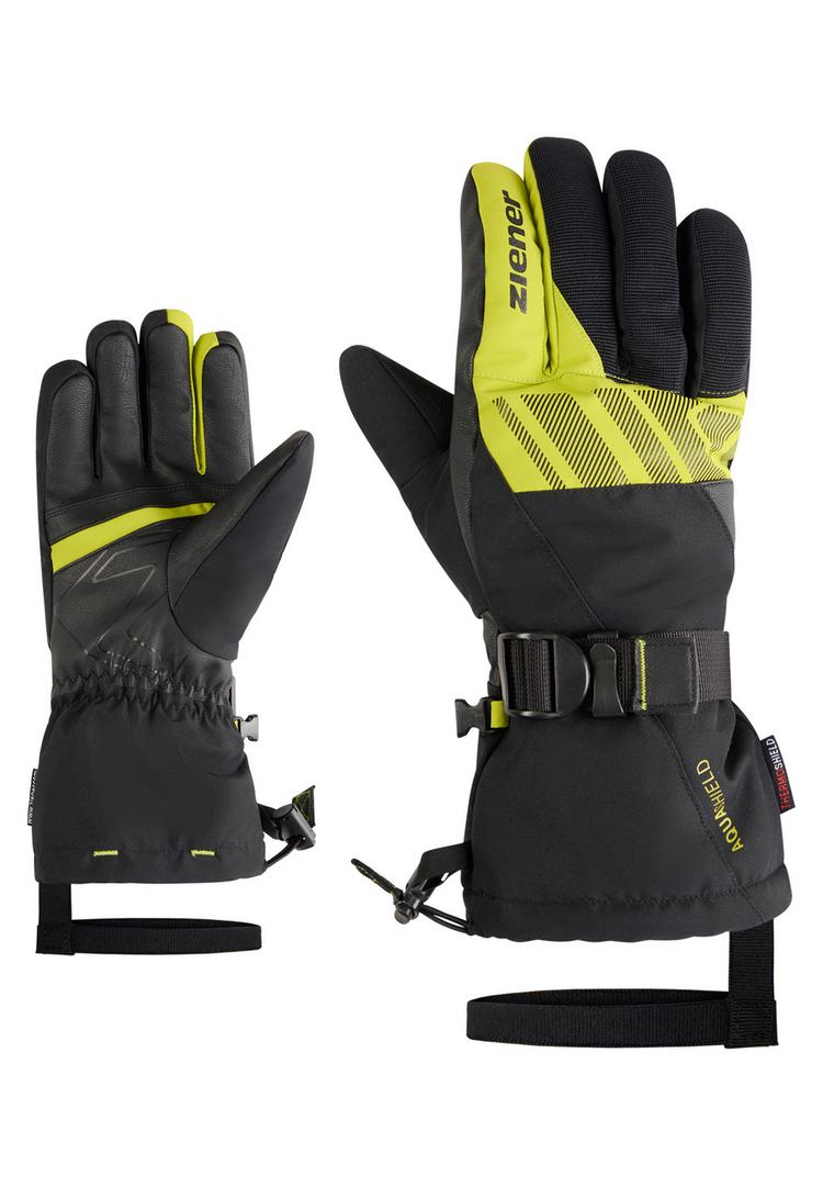 Ziener Ziener GHALION-Z AS(R) Handschuh Herren - black.electric grass - 0 | SportScheck