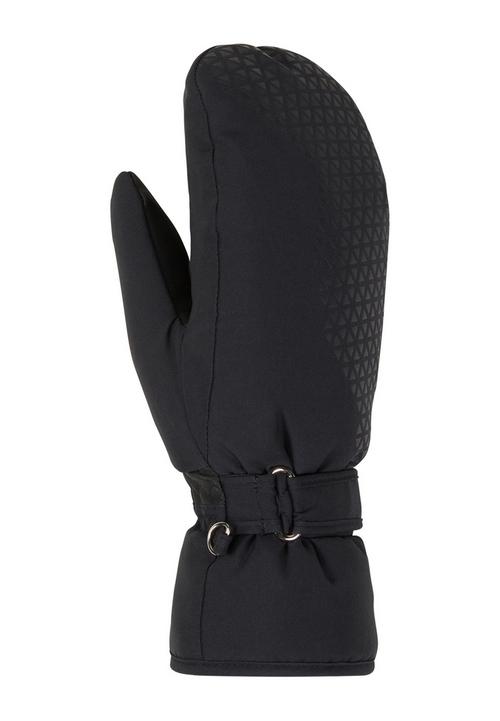 Rückansicht von Ziener KISARI-Z AS(R) MITTEN Skihandschuhe Damen schwarz