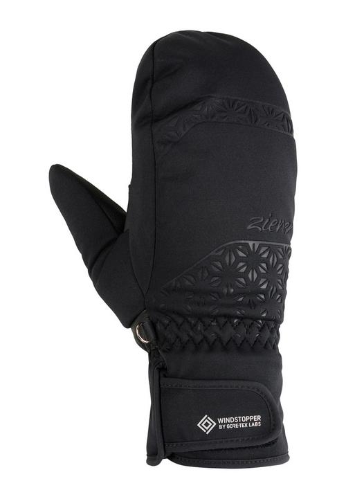 Rückansicht von Ziener KLEMENTINA-Z Skihandschuhe Damen schwarz