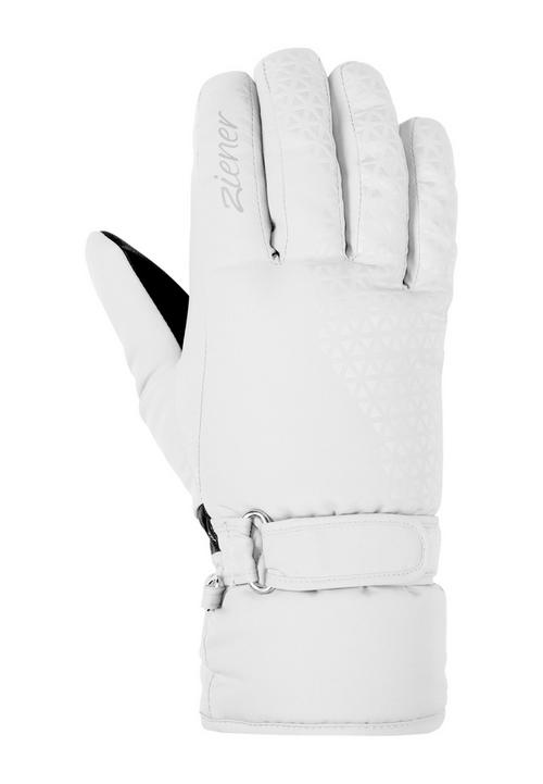 Rückansicht von Ziener KISAR-Z AS(R) Skihandschuhe Damen weiß
