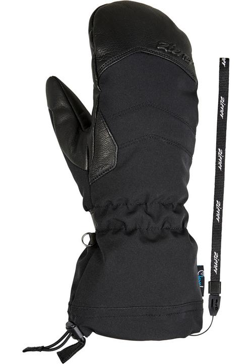 Rückansicht von Ziener KILATI-Z AS(R) AW MITTEN Skihandschuhe Damen schwarz