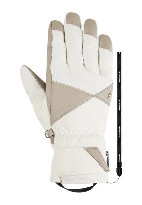 Rückansicht von Ziener KOANA-Z AS(R) PR Skihandschuhe Damen weiß