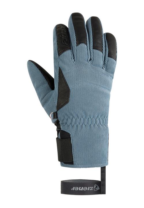 Rückansicht von Ziener KALE-Z AS(R) AW Skihandschuhe Damen iron sky cord
