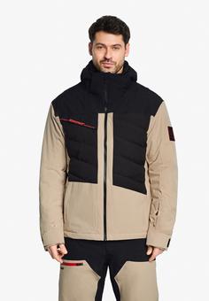 Rückansicht von Ziener TIDAL-Z Skijacke Herren Sandstone