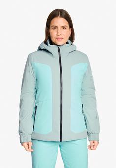 Rückansicht von Ziener TARLA-Z Skijacke Damen dried eucalyptus