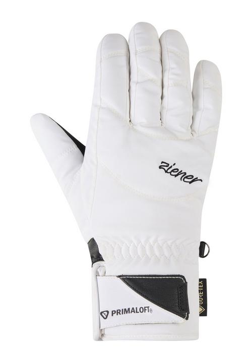 Rückansicht von Ziener KLENN-Z GTX PR Skihandschuhe Damen weiß