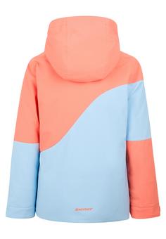 Rückansicht von Ziener AVINE-Z Skijacke Kinder vibrant peach tex