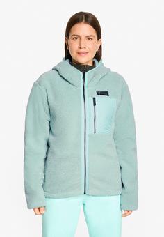 Rückansicht von Ziener JUHA-Z Fleecejacke Damen dried eucalyptus