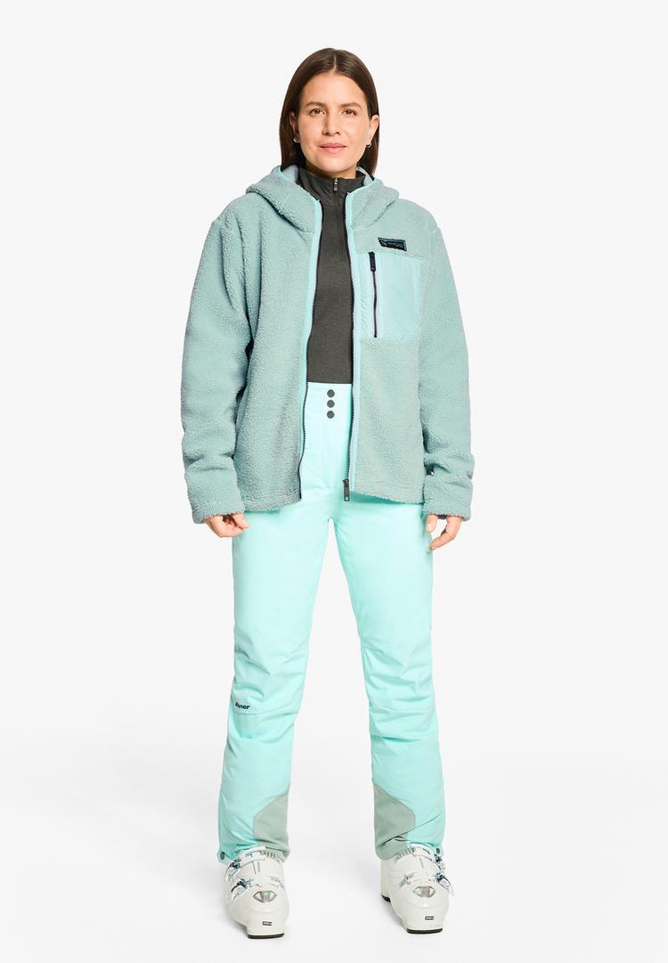 Ziener Ziener JUHA-Z Fleecejacke Damen - dried eucalyptus - 1 | SportScheck