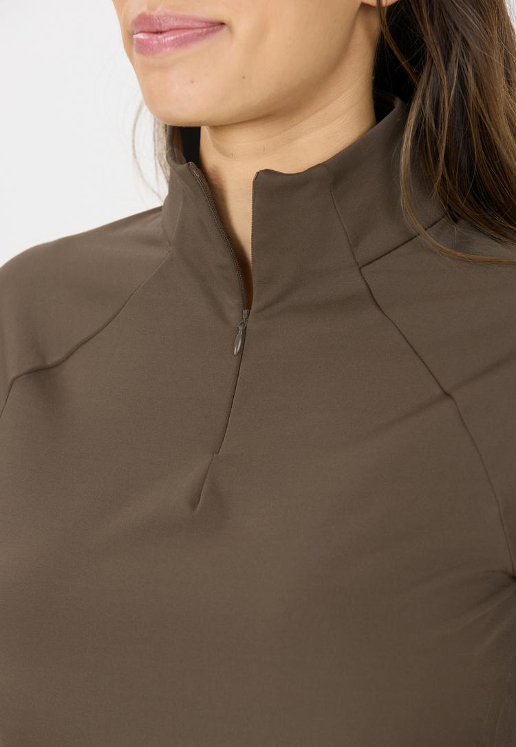 Athlecia Athlecia Milian Langarmshirt Damen - 1266 Black Olive - 1 | SportScheck