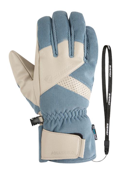 Rückansicht von Ziener GETTER-Z AS(R) AW Skihandschuhe Herren iron sky cord