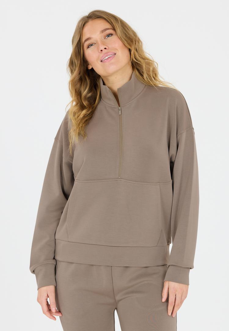 Athlecia Athlecia Jillnana Sweatshirt Damen - 1292 Greige - 1 | SportScheck
