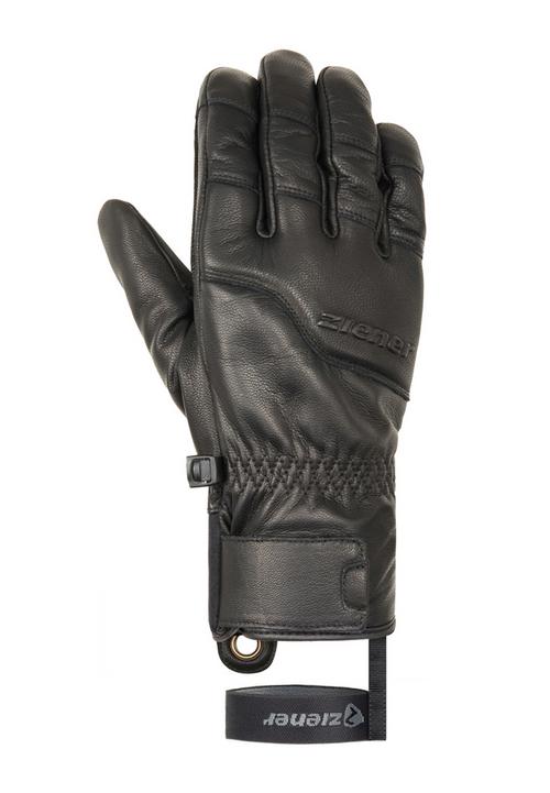 Rückansicht von Ziener GISMON-Z AS(R) PR TOUCH Skihandschuhe Herren schwarz