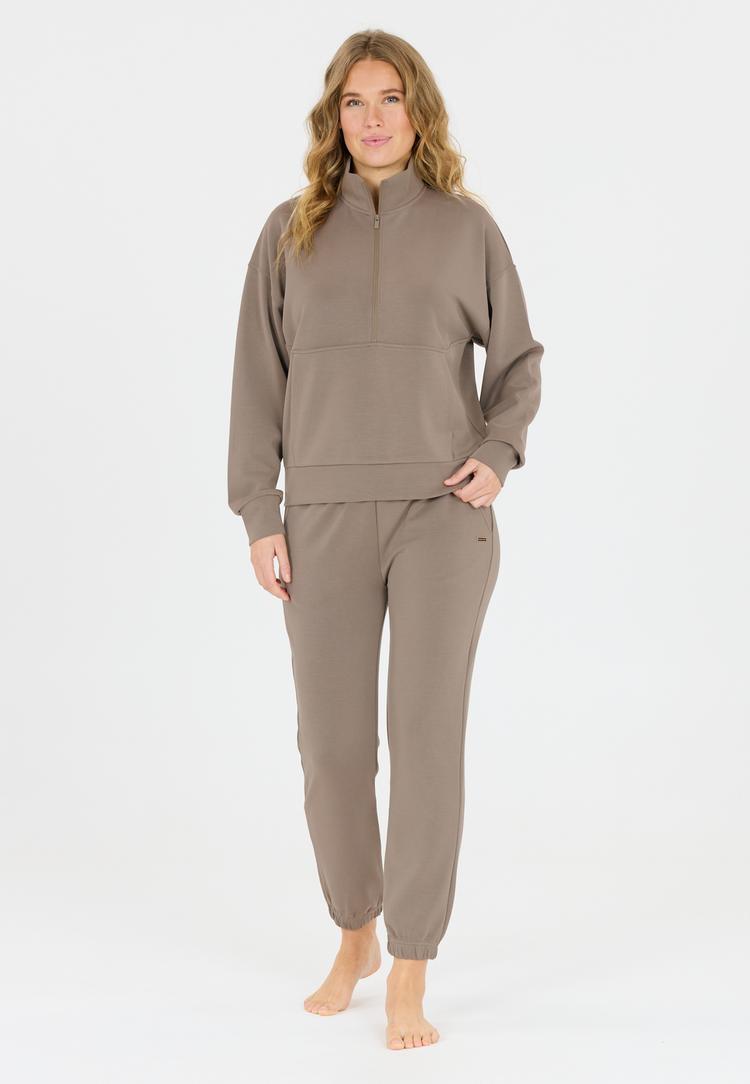 Athlecia Athlecia Jillnana Sweatshirt Damen - 1292 Greige - 2 | SportScheck