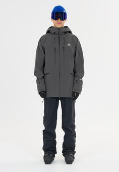 Rückansicht von SOS Kula Softshelljacke Herren 1051 Asphalt