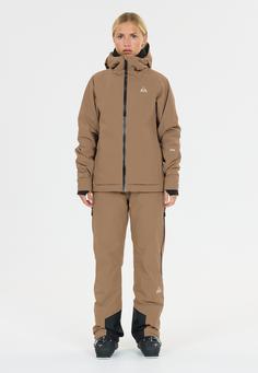 Rückansicht von SOS Samkos Skihose Damen 1119 Shitake