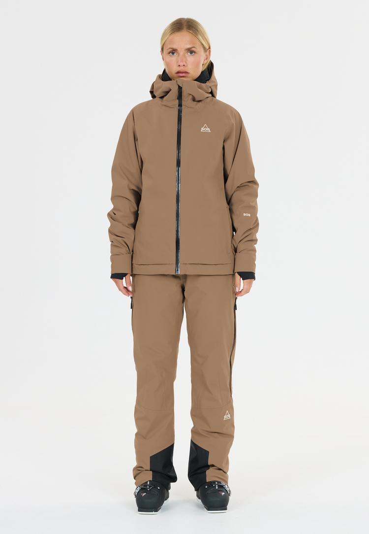 SOS SOS Samkos Skihose Damen - 1119 Shitake - 0 | SportScheck