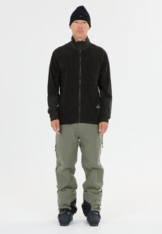 Rückansicht von SOS Bromo Fleecejacke Herren 1001 Black