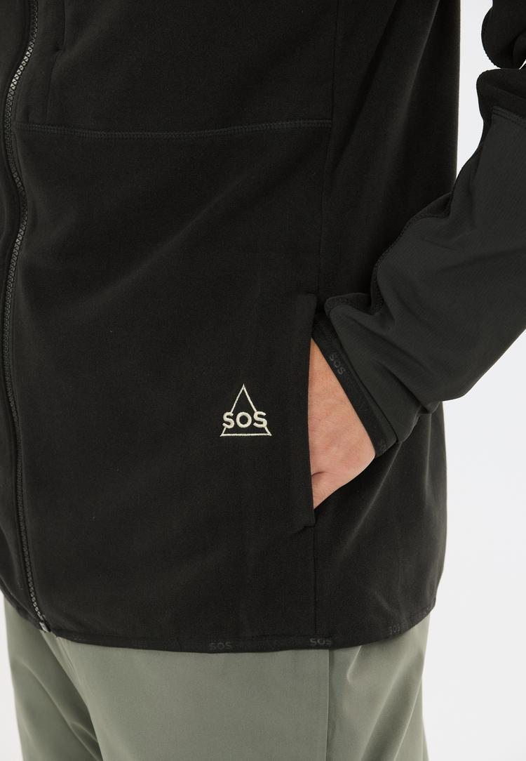 SOS SOS Bromo Fleecejacke Herren - 1001 Black - 2 | SportScheck