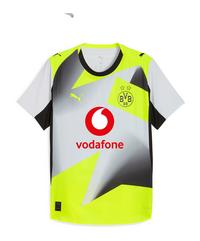 PUMA Borussia Dortmund Authentic Trikot Away Trikot Herren - grau