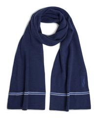Falke Merino Anniversary Scarf Schal - darkblue (6681)