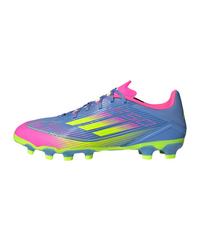 adidas F50 League MG Celestial Victory Fu&szlig;ballschuhe - blaugelbrosa