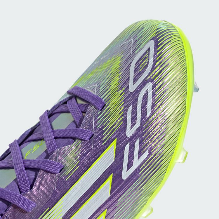 adidas adidas F50 Elite Kids FG Fu&szlig;ballschuh Fu&szlig;ballschuhe Kinder - Purple Rush / Cloud White / Lucid Lemon - 6 | SportScheck