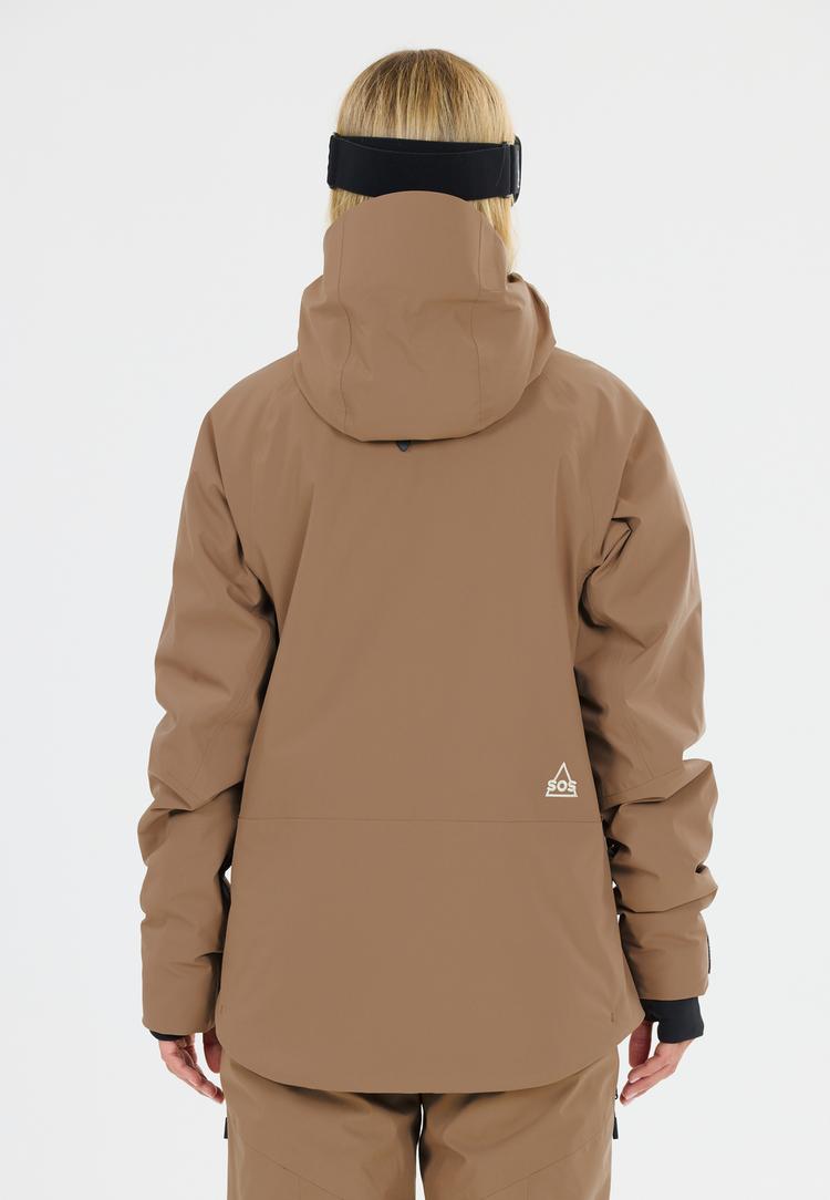 SOS SOS Samkos Skijacke Damen - 1119 Shitake - 3 | SportScheck