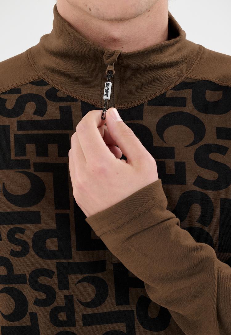 SLOPE SLOPE Rei Funktionssweatshirt Herren - 1101 Slate Black - 2 | SportScheck