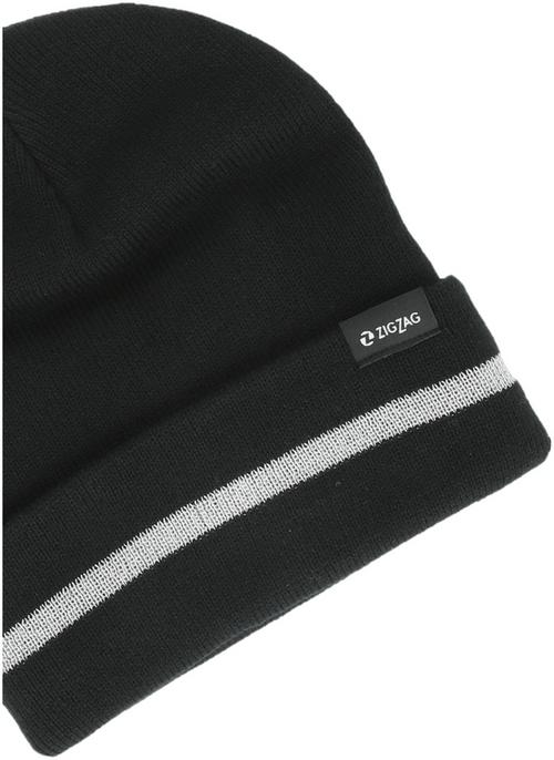 Rückansicht von ZigZag Pacman Skimütze 1001 Black