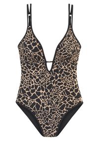 Lascana Badeanzug Badeanzug Damen - schwarz-gold